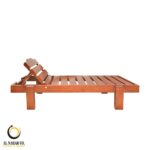 Outdoor Wooden Chaise Lounge